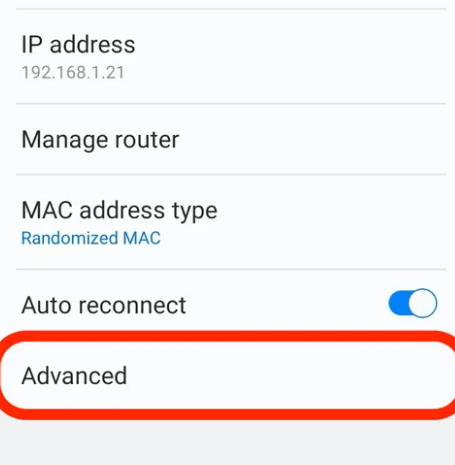 AndroidでIPアドレスを変更する